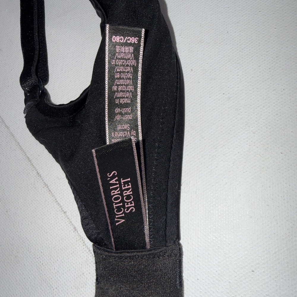 Victoria's Secret So Obsessed Sexy Black Adds 1.5 Cup Push Up Wired Bra Size 36C - Picture 3 of 8